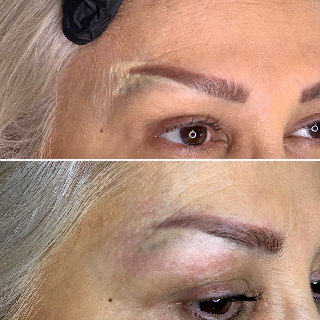 Tattoomicrobladed Eyebrow Correction  Permanent Makeup By Claire Louise